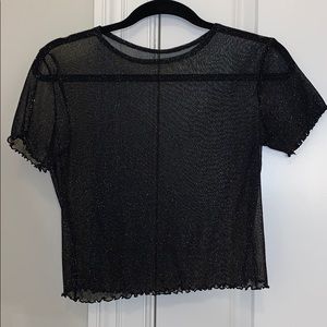 Mesh Sparkle Brandy Melville Top